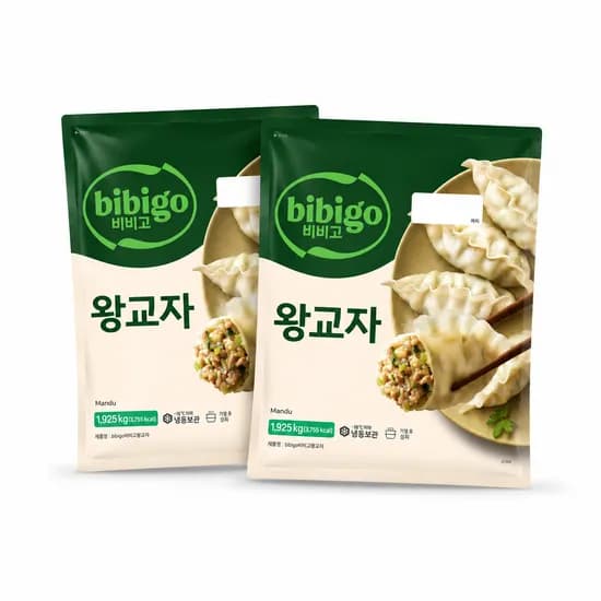 CJ제일제당 비비고 왕교자 1.925kg 2개