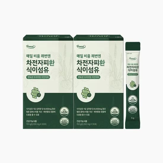Fumeat 매일 비움 쾌변 습관 차전자피환 식이섬유 30포 2박스