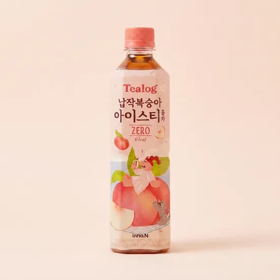 티로그 납작복숭아 아이스티 제로 홍차 500ml 24개