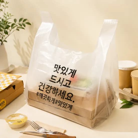 봉지판다 배달봉투, 대, HDPE, 1000매