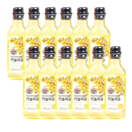 백설 카놀라유 500ml 12개