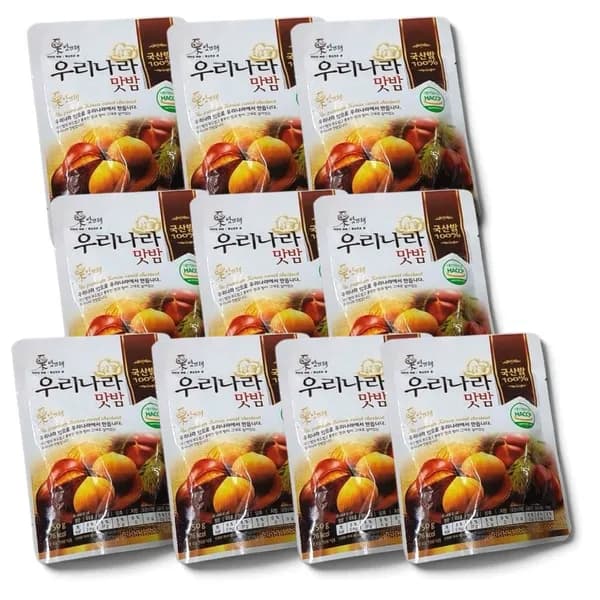 밤뜨래 우리나라 맛밤 국내산 50g 10개