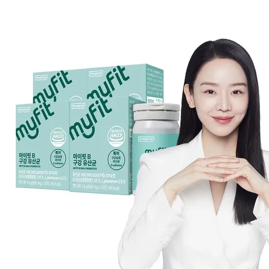 동국제약 마이핏 B 구강 유산균 민트향 30정 4개