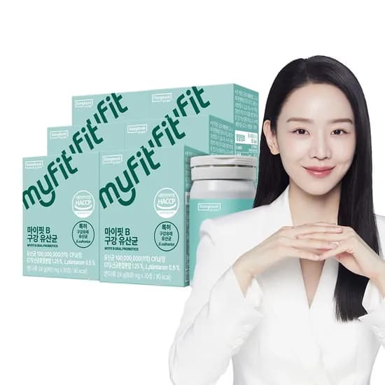 동국제약 마이핏 B 구강 유산균 민트향 30정 6개