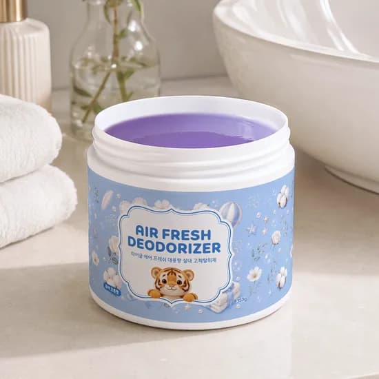 타이글 에어 프레쉬 실내 고체탈취제, 퓨어 코튼, 350g, 1개