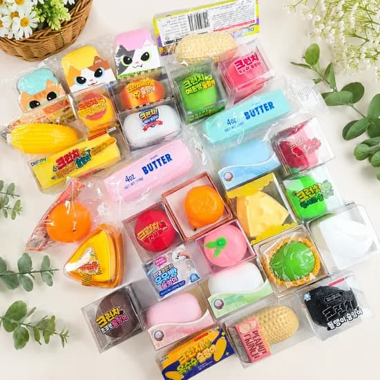 크런치 슬라임 스타터팩 럭키박스 선물세트, 랜덤 3종, 300g, 1개