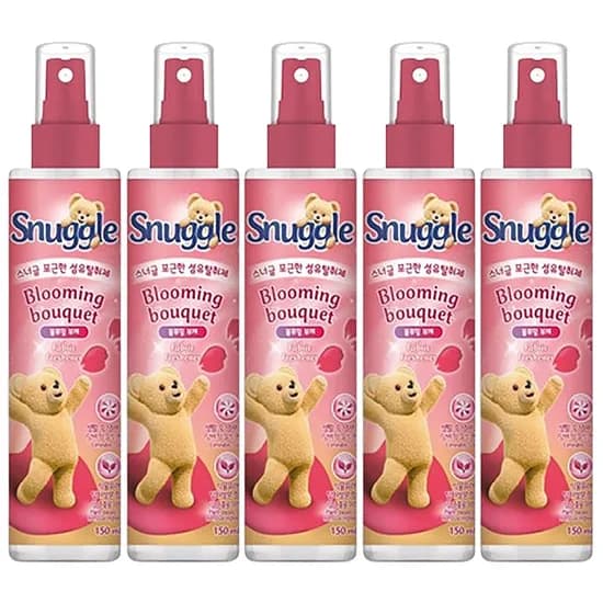 스너글 섬유탈취제 블루밍 부케 150ml 5개