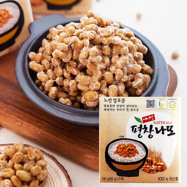평창나또 국산콩 단백질 노란콩나또 50g 60개