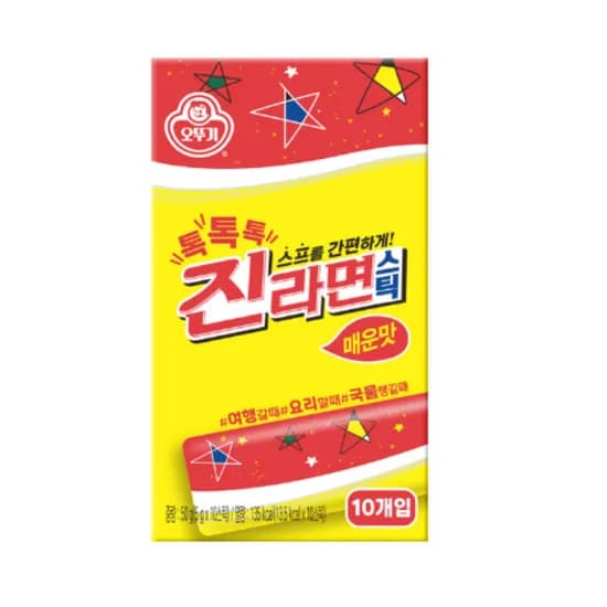 오뚜기 진라면 스틱 매운맛 5g 10개입 1개
