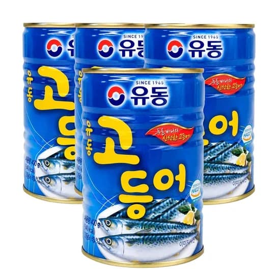 유동 고등어 보일드 400g 4개