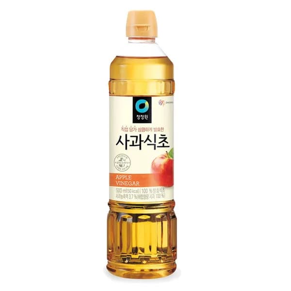 청정원 과일발효 사과식초 500ml 1개 3,850원