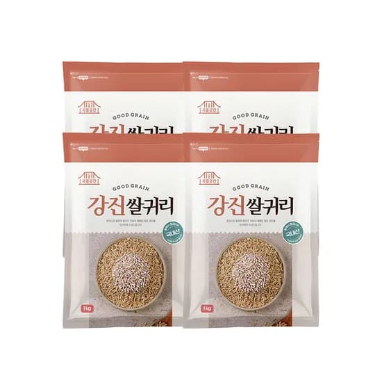 햇 국내산 강진 쌀귀리 1kg 4봉