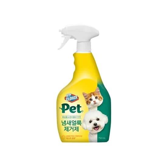유한양행 펫 냄새얼룩 제거제 탈취제 750ml 1개