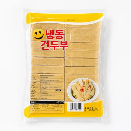 혜성식품 냉동 건두부 2kg 2개