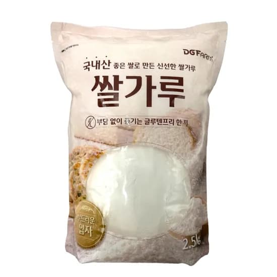 대구농산 쌀가루 2.5kg 1개