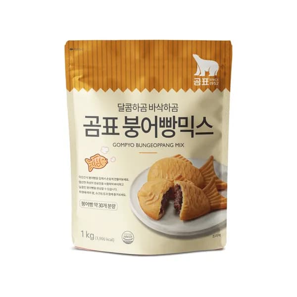 곰표 붕붕믹스 붕어빵 만들기 1kg 2개 7,860원