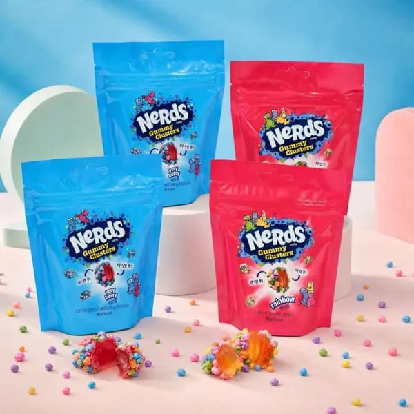 너즈 구미 클러스터 베리배리 레인보우 45g 4개