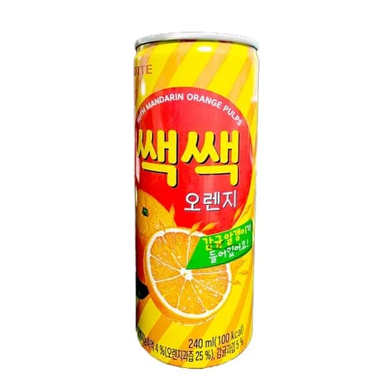 롯데칠성 쌕쌕 오렌지 240ml 60개