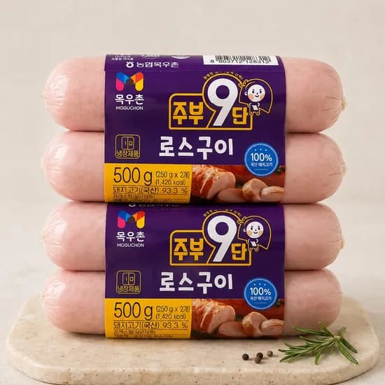 목우촌 주부9단 로스구이햄 250g 4개