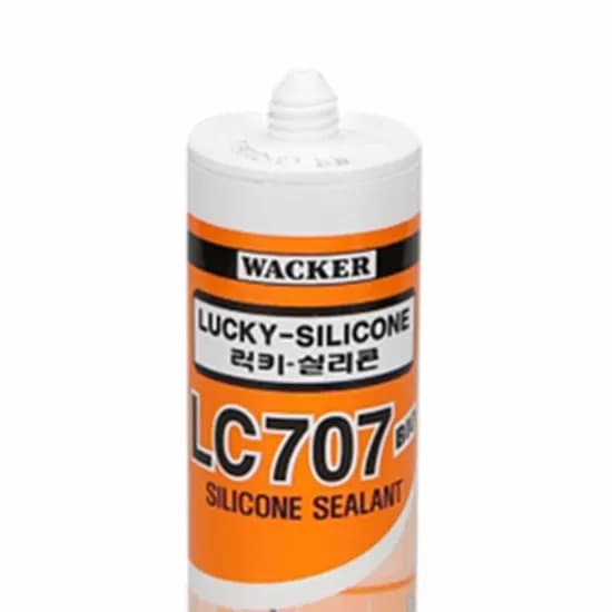 럭키실리콘 욕실 세면대 백색 실리콘 LC707 270ml 1개
