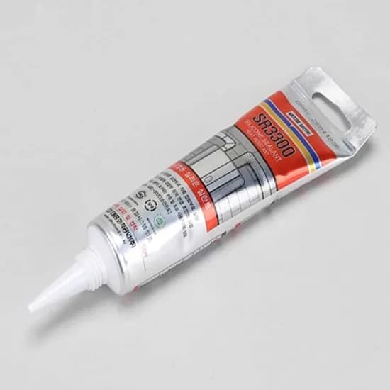 차량용 공업용 방수 내열 실리콘 SR-3300 진회색 100ml 1개
