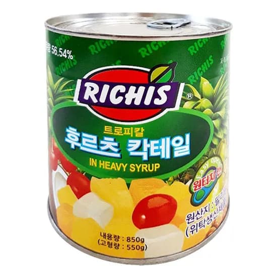 동서 리치스 후르츠 칵테일 850g 2개