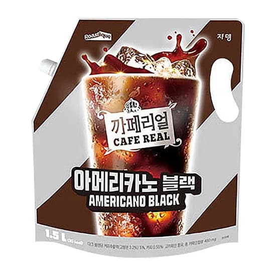 쟈뎅 아메리카노 블랙, 1.5L, 6개