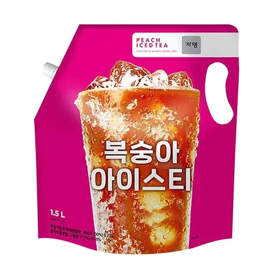쟈뎅 복숭아 아이스티 1.5L 4개