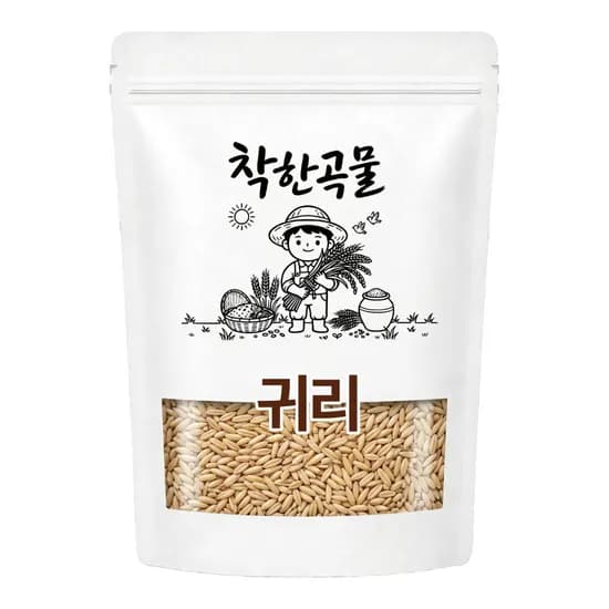 착한곡물 저당 건강잡곡 햇 귀리 1kg 2개