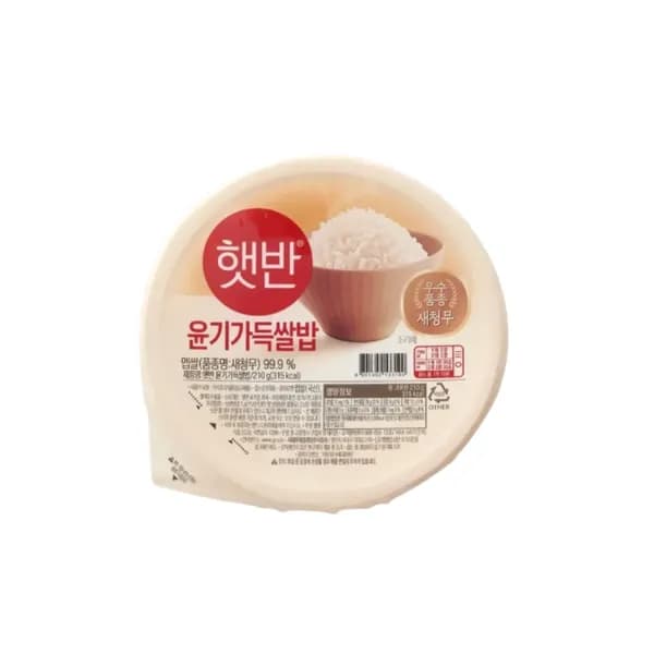 햇반 윤기가득쌀밥 210g 6개
