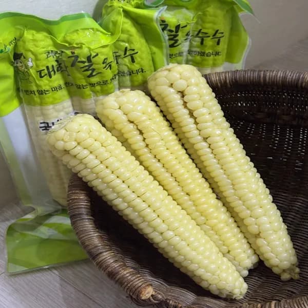 삶은 냉동 괴산 대학 찰옥수수 특상품 20cm 내외 15개 3.5kg