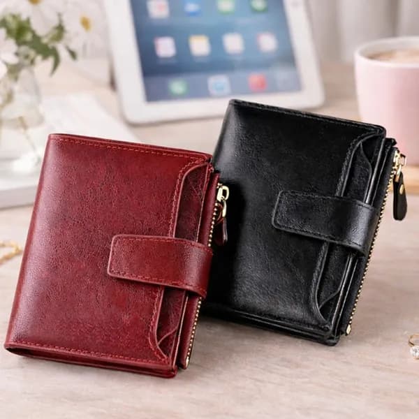 소가죽 여성 반지갑 레드 1개 15,800원