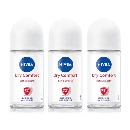 니베아 데오드란트 롤온 50ml 3개
