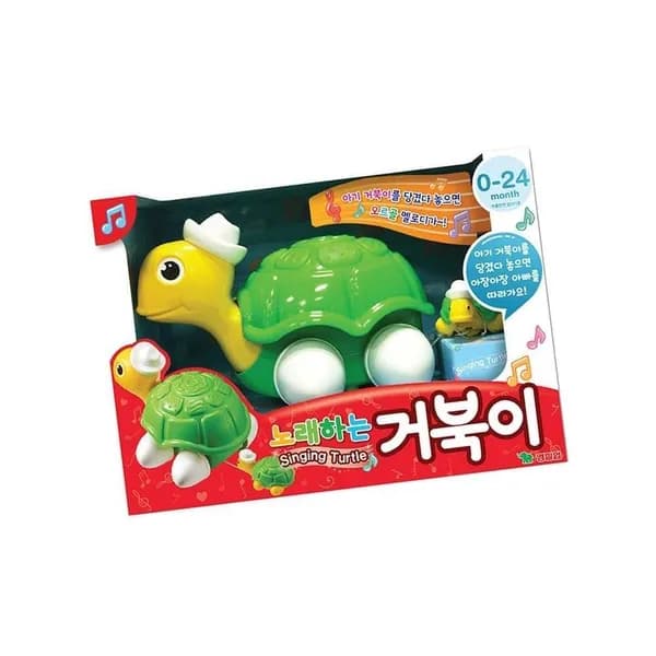 노래하는 거북이 사운드 장난감 1개