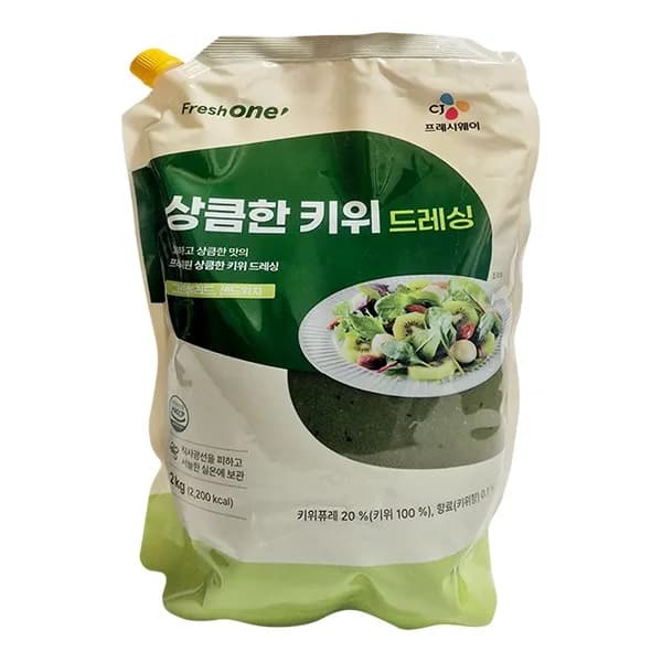 CJ프레시원 상큼한 키위 드레싱 소스 키위맛 2kg 1개