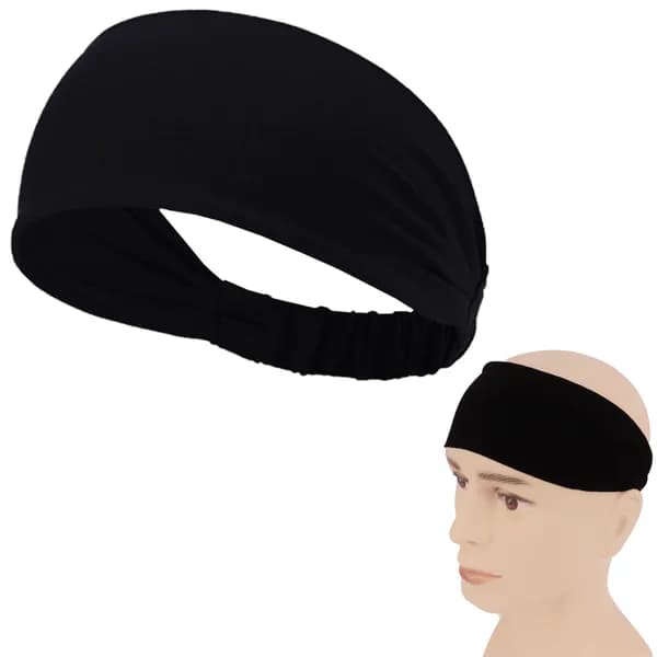 스포츠 헤어밴드 블랙 25cm 2개