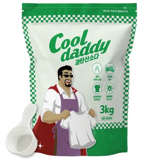 쿨대디 과탄산소다 3kg 1개