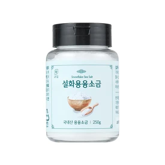새잎 설화 미네랄 용융소금 250g 2개