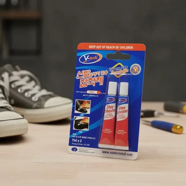 V-TECH 우레탄 신발 접착제 7ml 2개