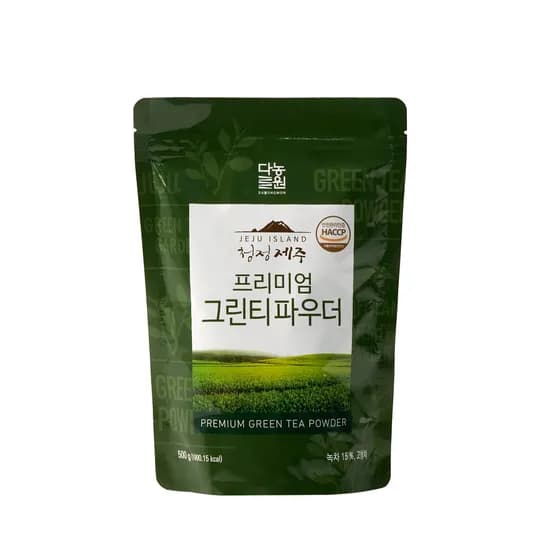다농원 청정제주 프리미엄 그린티 파우더 500g 4개