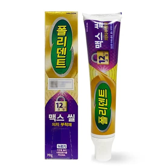 폴리덴트 맥스 씰 틀니 접착제, 70g, 1개