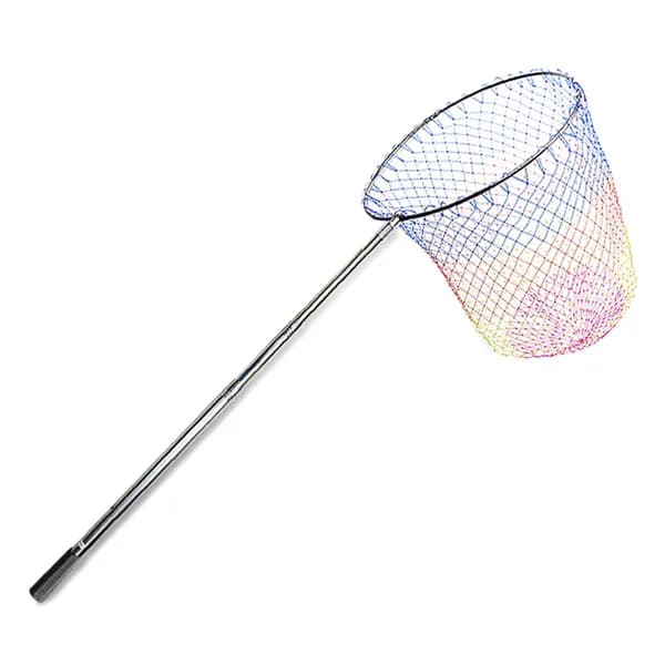3단 스텐 뜰채대 2.1m + 고급 뜰채망 50cm, 1개