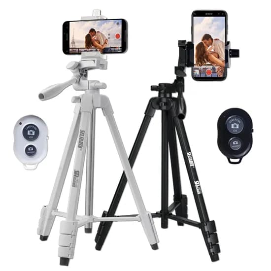 셀루미 카메라 스마트폰 삼각대, SEL-TRD150, 블랙, 1개