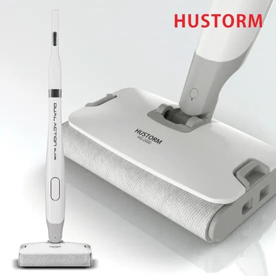 휴스톰 듀얼 액션 글라이드 물걸레청소기, HG-2000, 1개