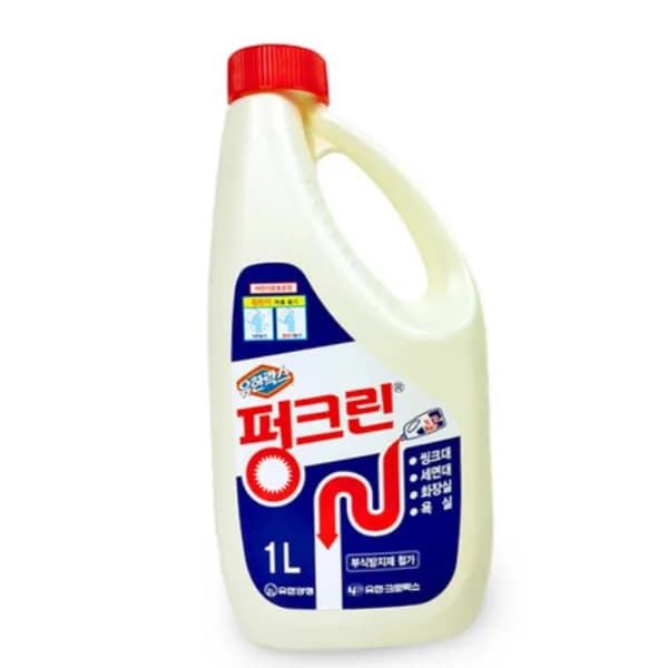 유한 펑크린 싱크대 배수구 클리너 1L 용기 1개 6,400원