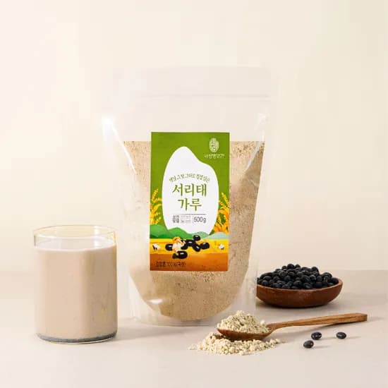 서창방앗간 국내산 서리태가루 볶은 500g 1개