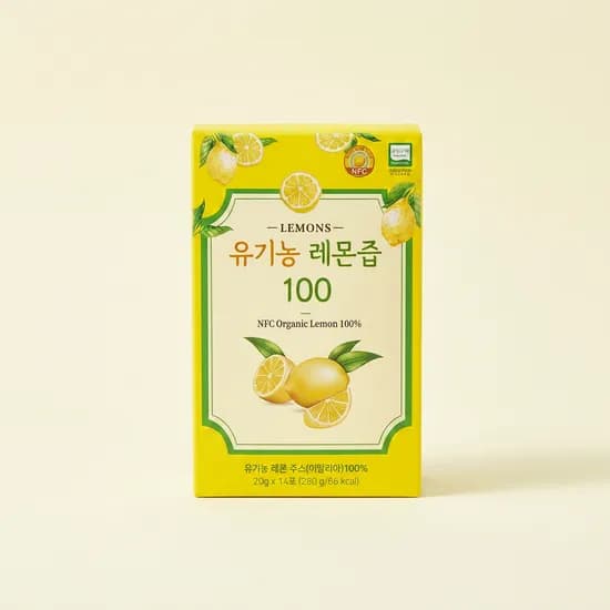 올바른 유기농 레몬즙 100 20g 14포 2박스