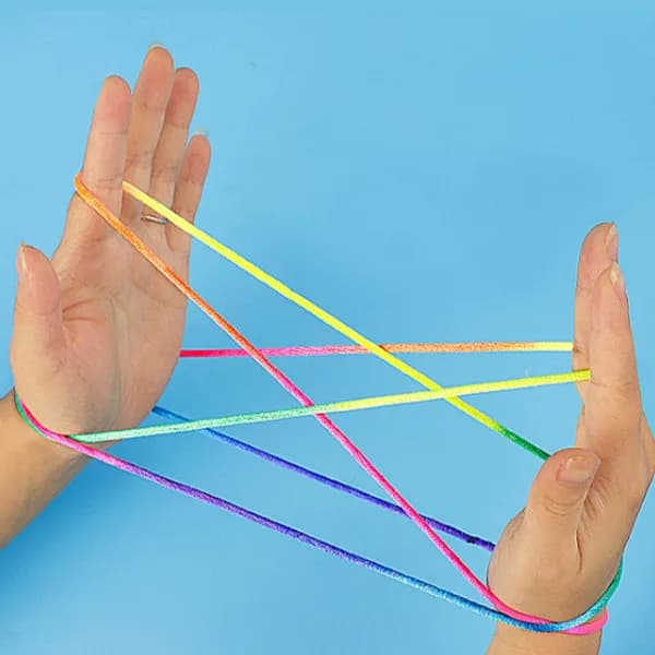 실뜨기 알록달록 1.6m 3mm 3개