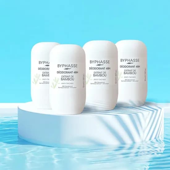 바이빠셰 롤 온 데오드란트 New 뱀부 48H 50ml 4개