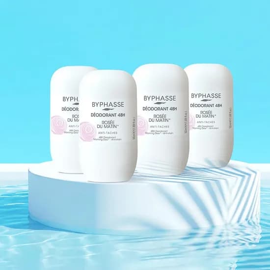 바이빠세 롤 온 데오드란트 NEW 로즈향 48H 50ml 4개
